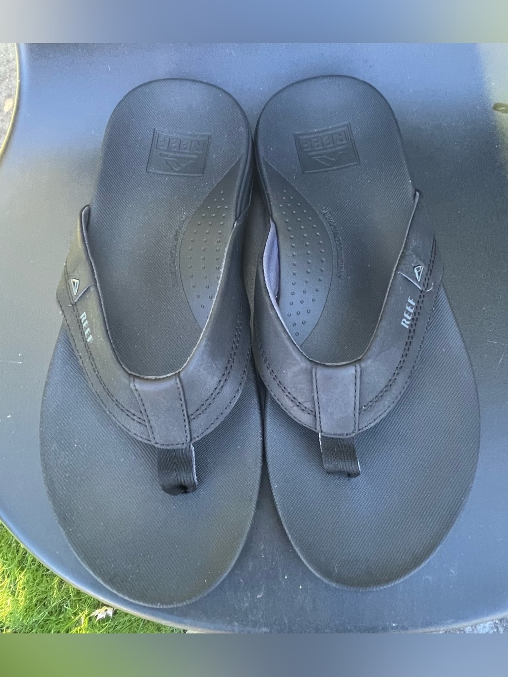 Reef Cushion Spring 2.0 Black Flip Flop size 10